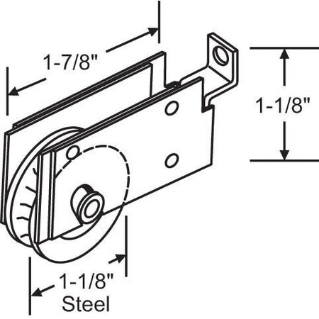 Strybuc Patio Door Roller Assembly 9-293